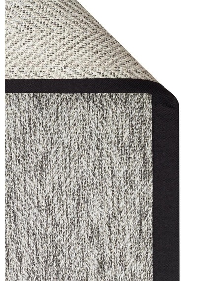 Eko Halı Ventura Vnt 2704 Grey Bordür Black Sisal Görünümlü İç Ve Dış Mekan Uyumlu Hav Vermeyen Mode Gri