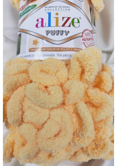 Puffy Limon El Örgü İpi 100gr. 9mt. 5'li Paket - Renk: 509