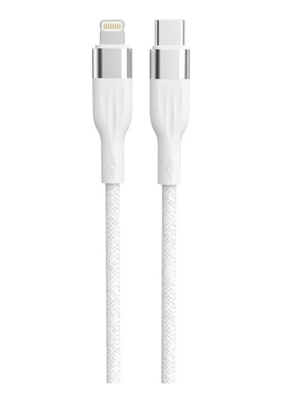 27w Lighting İle Uyumlu To Type-c Hızlı Şarj Ve Data Kablosu Beyaz 1m