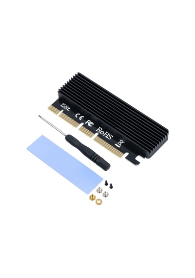 Nvme Mv2 Ssd'den Pcıe X16/x8/x4 Alüminyum Soğutucu Kart Pcıe M.2 Nvme Çevirici