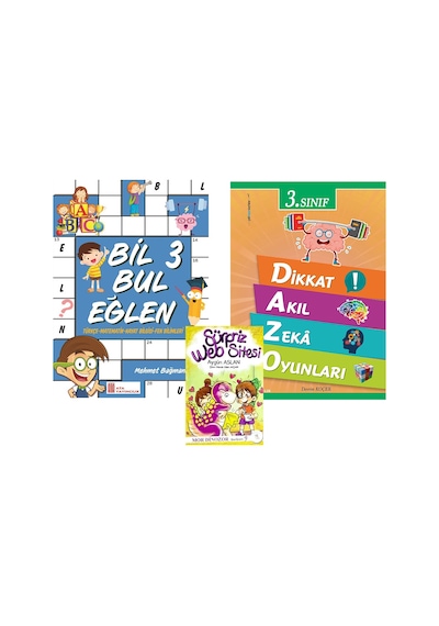 Ata 3.Sınıf Bil Bul Eğlen + Dikkat Akıl Zeka Oyunları
