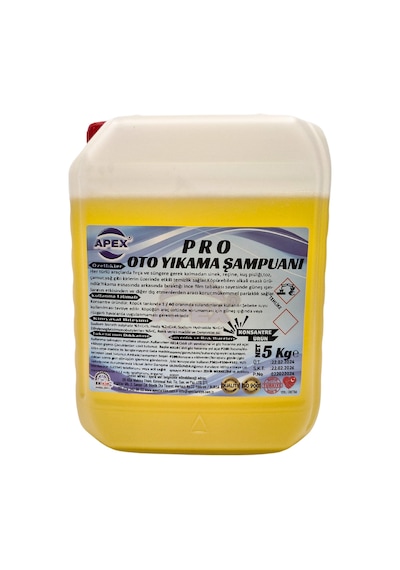 Araç Köpük Şampuanı 5 Kg, Oto Yıkama Şampuanı ,1/60 Konsantre
