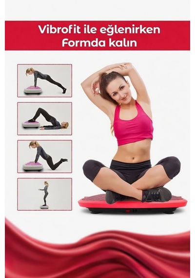 Egzersiz Plak 3d Titreşimli Müzikli Fitness İçin Tam Tüm Vücut Titreşimli Makine