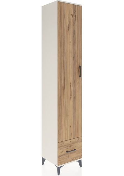 Hyperion Dolap 4 Raflı Tek Çekmeceli Tek Askılı 44x44x243 Aytaşı-çam Aytası Hyperion Dolap 4 Raflı Tek Çekmeceli Tek Askılı 44x44x243 Aytaşı-çam Aytası