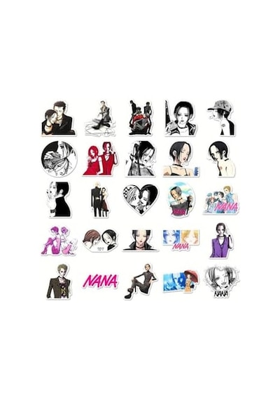 Nana Hachi Anime Manga Sticker Seti 50 Adet - Anime Sticker Abanoz