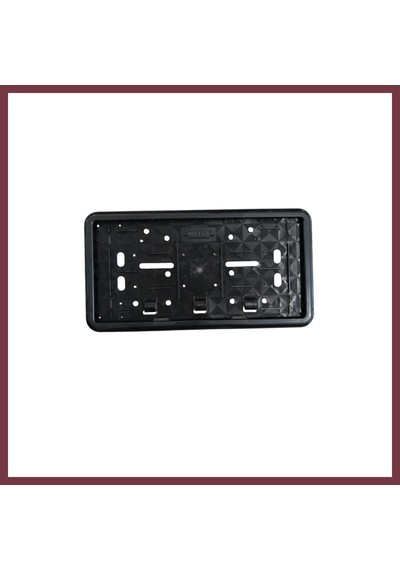 Storeşahin Çerçeveli Dikdörtgen Plakalık Plaka Altlığı Siyah 32x17cm 1 Adet Shn0720