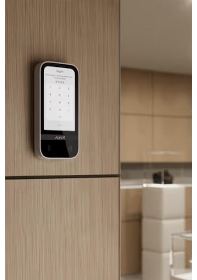 Ajax Keypad Touchscreen Dokunmatik Ekranlı Tuş Takımı Beyaz