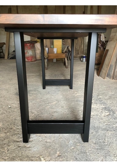 Bintaşmobilya Ceviz Rengi Gürgen Ağacı Bar Masası 180X70.Cm
