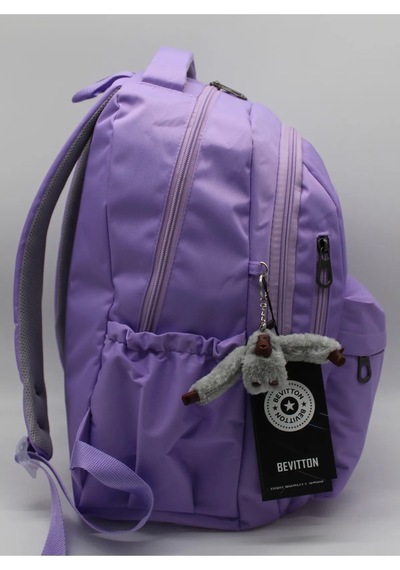 Okul Sırt Çantası Unisex Suya Dayanıklı Kumaş Okul Çantası Bvt2500 Lila Lila