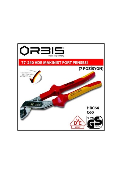 Orbis 77-240 Vde Makinist Fort Pensesi 7 Pozisyon 240Mm N11.7165