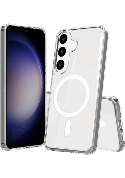 Samsung Galaxy Uyumlu S26 Magneticsafe Şeffaf Silikon - Şeffaf Bzsxx00 1