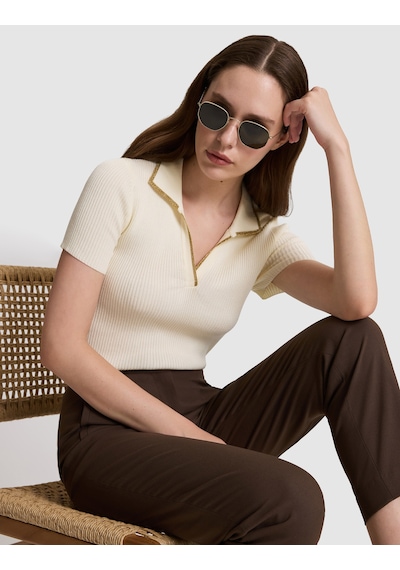 Pierre Cardin Kadın Ekru Kazak /triko 50326899-vr019