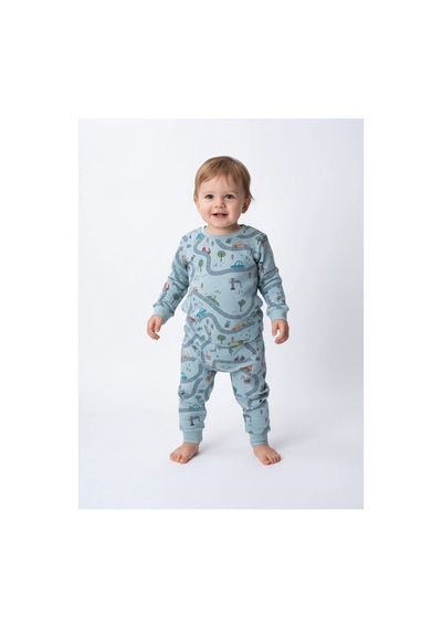 Mou&kou 1-4 Yaş Erkek Çocuk %100 Pamuk Penye Uzun Kollu Pijama Takımı Araba Desenli Yeşil Mou&kou 1-4 Yaş Erkek Çocuk %100 Pamuk Penye Uzun Kollu Pijama Takımı Araba Desenli Yeşil