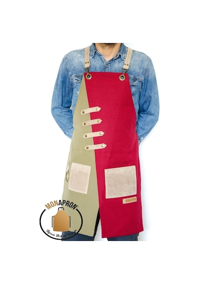 Barista Cafe Restaurant Şef Mixologist Tasarım Önlük 02 (267786013)