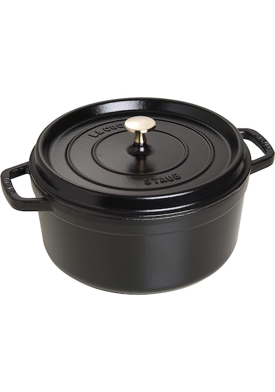Staub 405093100 26 Cm Yuvarlak Siyah Döküm Tencere Diğer