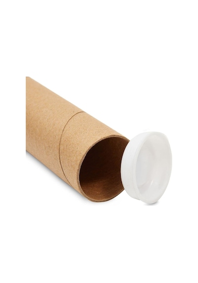 Postüp Kapaklı Silindir Kutu 5,5 X 65 Cm Karton Rulo Tüp / Poster, Afiş, Harita Kutusu 1 Adet Diğer