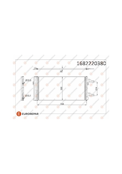 Klima Radyatörü - Fiat Ducato - Eurorepar-1682220380