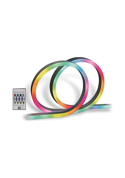 1 Adet Ac 5435 Rgb Pixel Neon Led Seti Usb Girişli Kumandalı 5 Metre