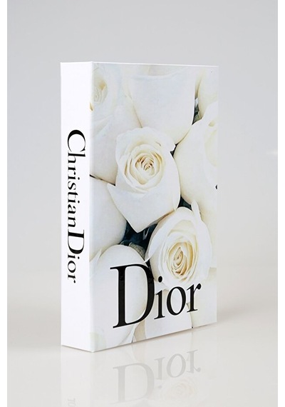 Christi Dio Beyaz Gül Dekoratif Kitap Kutu