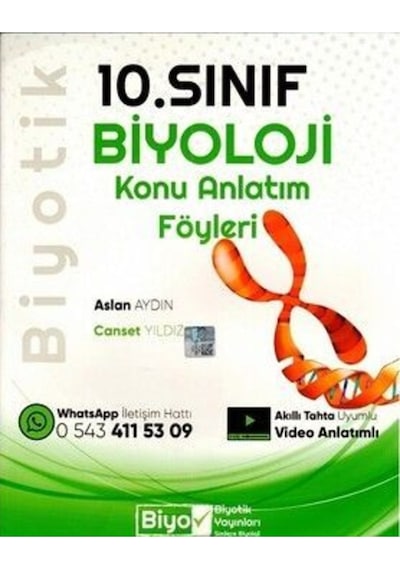 Bıyotık 10. Sınıf Biyoloji Konu Anlatım Föyleri 2023