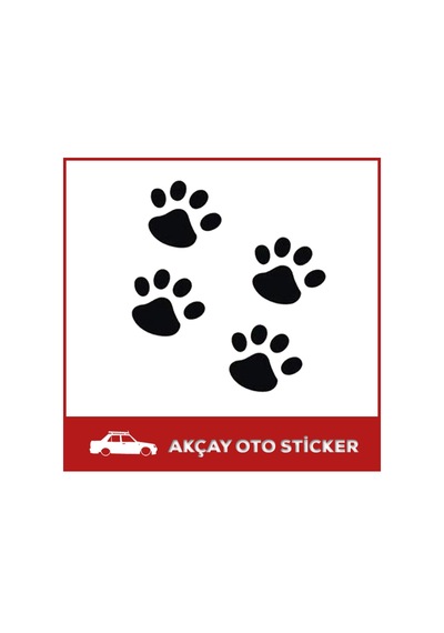 Superstick Ayak Izi Sticker Araba Sticker Arma Sticker