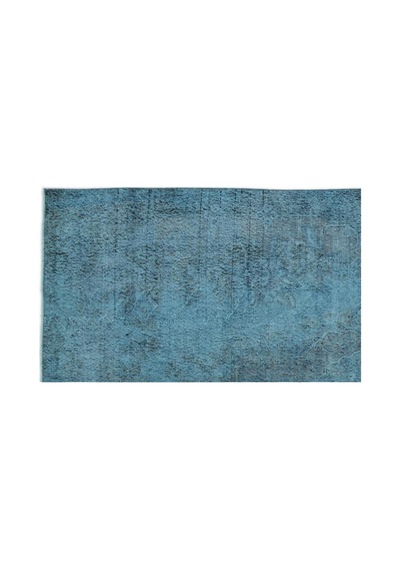El Dokuması Vintage Yün-pamuk Turkuaz Halı 14976 180 X 288 Cm