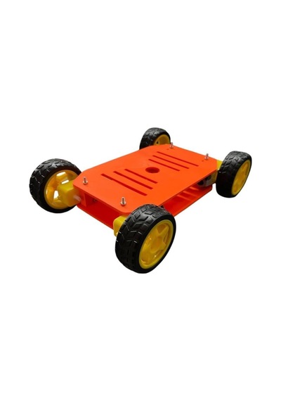 Arduino Uyumlu 4wd Robot Araba Platform Kiti Seti Monte
