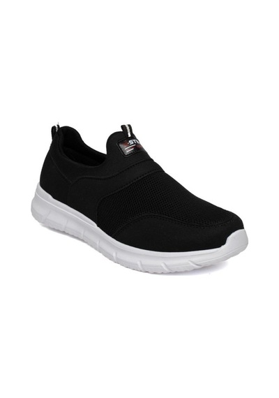 Xstep 075-25 Anorak Slip On Erkek Senaker Siyah Beyaz Siyah