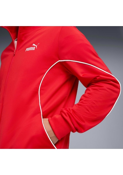 Puma Poly Piping Erkek Eşofman Takımı 691765-11 Kırmızı