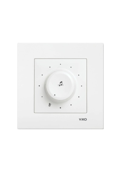 Viko Karre Müzik Anahtarı Beyaz Sıva Altı 90960054