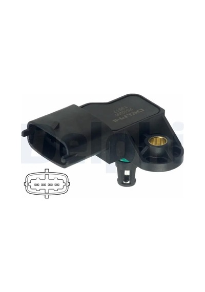 Ford Kuga 2 Map Sensoru 1.6 Ecoboost 2013-2015 Delphı Ps10206
