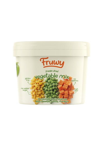 Freeze Dried Sebze Mix Kova Dondurularak Kurutulmuş Sebze Mix Diğer