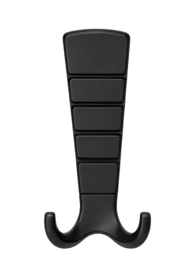 Mina Lüks Portmanto Askı, Metal, Vestiyer Askı, 202 Gr, Dolap Askılık, Duvar Askılığı, Mat Siyah Vidalı