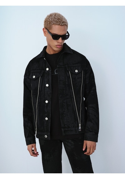 Oversize Erkek Ceket Denim