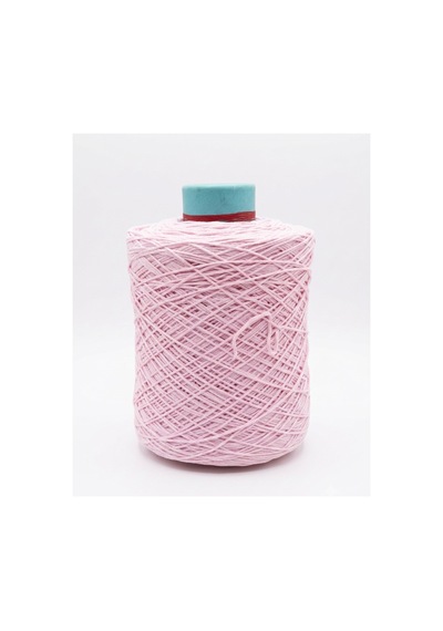 Premium İnce Cotton Zincir Makrome İpi Toz Pembe 1 Kg - 2 Mm Çanta Runner İpi