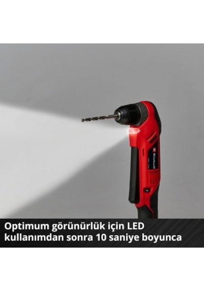 Akülü Açılı Vidalama İle 10 Mm Hızlı Sıkma Ve 45 Nm Güç