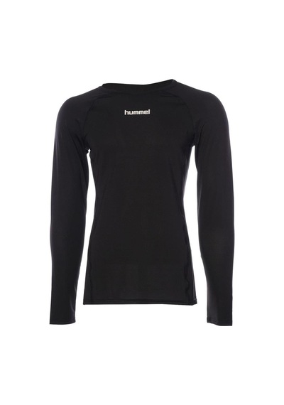 Hummel Undear Baselayer 922225-2001 Siyah Erkek Spor T-shirt Siyah
