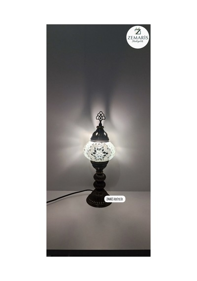 El Yapımı Otantik Mozaik Masa Beyaz - 752264391 Beyaz