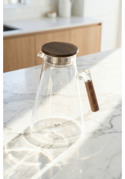 Pureglass Akasya Kapaklı Cam Sürahi - 1700 Ml