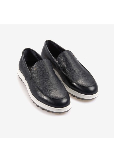 Mocassini Hakiki Deri Erkek Spor & Sneaker Ayakkabı A6303 Lacivert