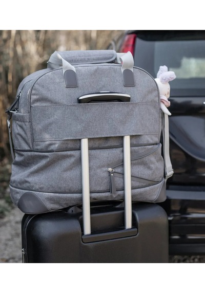 Beaba Amsterdam Değiştirme Çantası Heather Grey, Dayanıklı Pu Kumaş, Şık Ve Fonksiyonel Gri