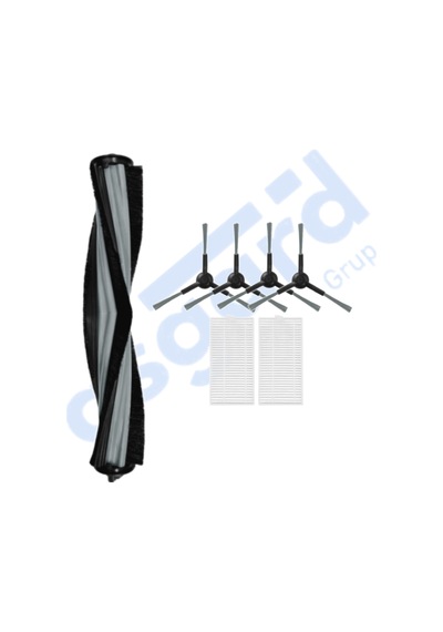 Viomi V5 V5 Pro Alpha 2 Pro Uyumlu 1 Ana Fırça 4 Yan Fırça 2 Filtre Pkt-iasgf0000998