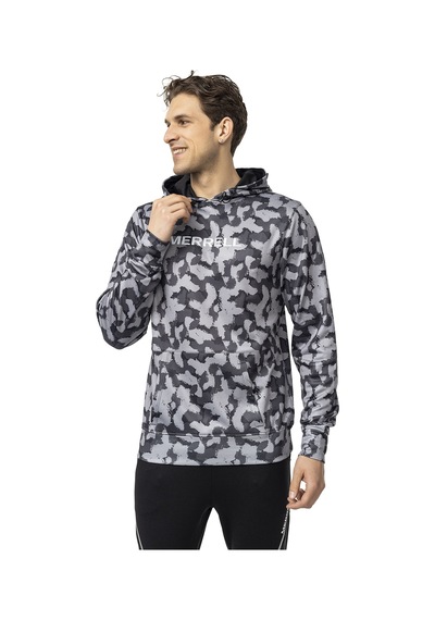 Merrell Erkek Outdoor Tekstil Sweatshirt Slam Siyah Siyah Siyah