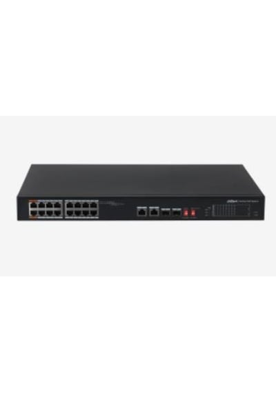 Dahua PFS3218-16ET-135 16 Port Gigabit + 1XRJ45/1XGB SFP Combo 135W Poe Switch