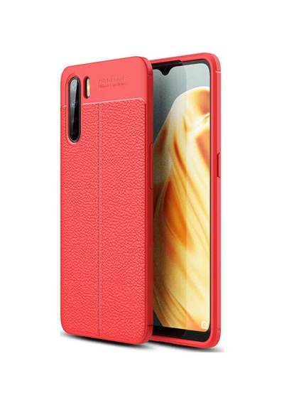 Oppo A91 Kilif Deri Desenli Kamera Çikintili Kalite Silikon 446589824