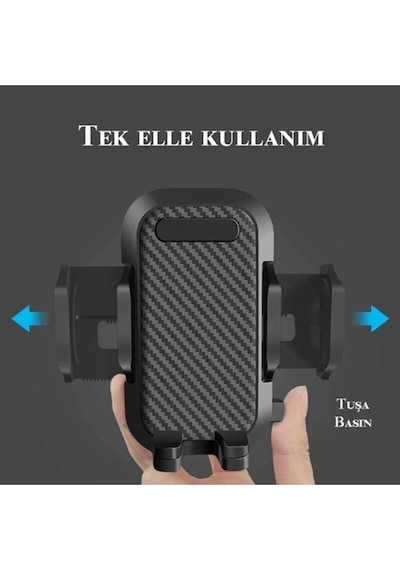 Powerstar Araç Içi Uzayan Ayarlanabilir Vantuzlu Telefon Tutucu