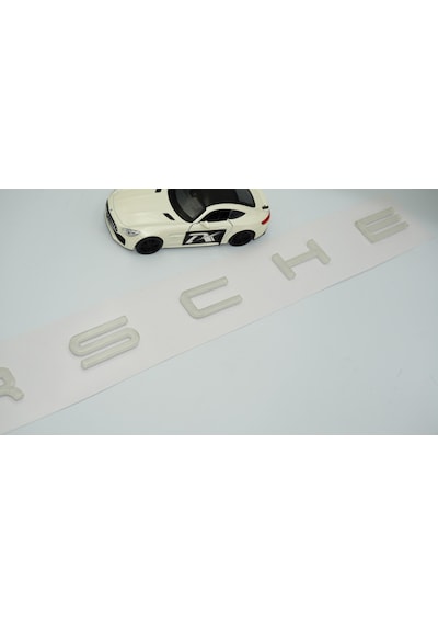 Dk Tuning Porsche Bagaj Şeffaf Renk Yazı Logo Arma -