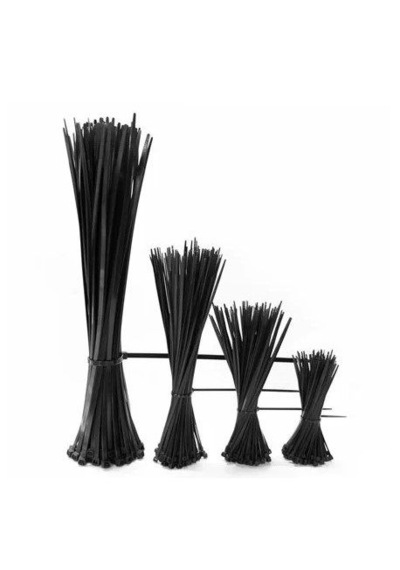 Siyah Cırt Plastik Kelepçe 20 Cm Kablo Bağı - 3.6 200mm 100 Adet