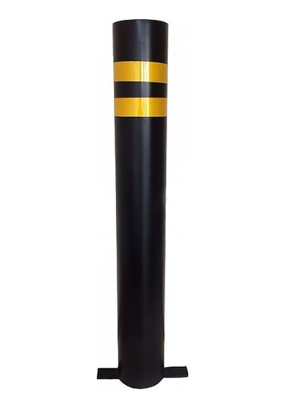 Yere Gömme Bariyer Sabit Demir Duba Metal Park Bariyeri Dubası 75 Cm Mavi