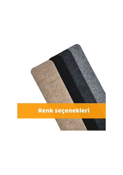 Beylini Kaymaz Merdiven Halısı Kendinden Yapışkanlı 1 Adet 20x75 Antrasit